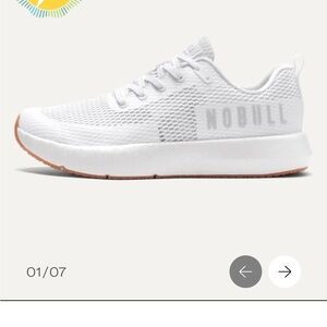 NOBULL White Mesh Sneakers
